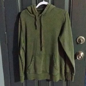 Army green hoodie